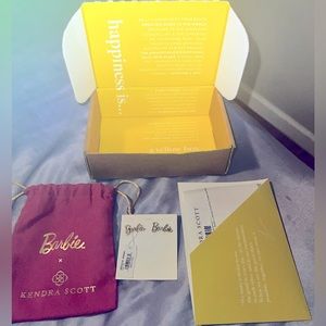 Barbie x Kendra Scott Gold Earrings